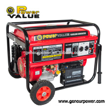 Power Value 110v 220v gasoline generators, generator set with gasoline fuel for sale